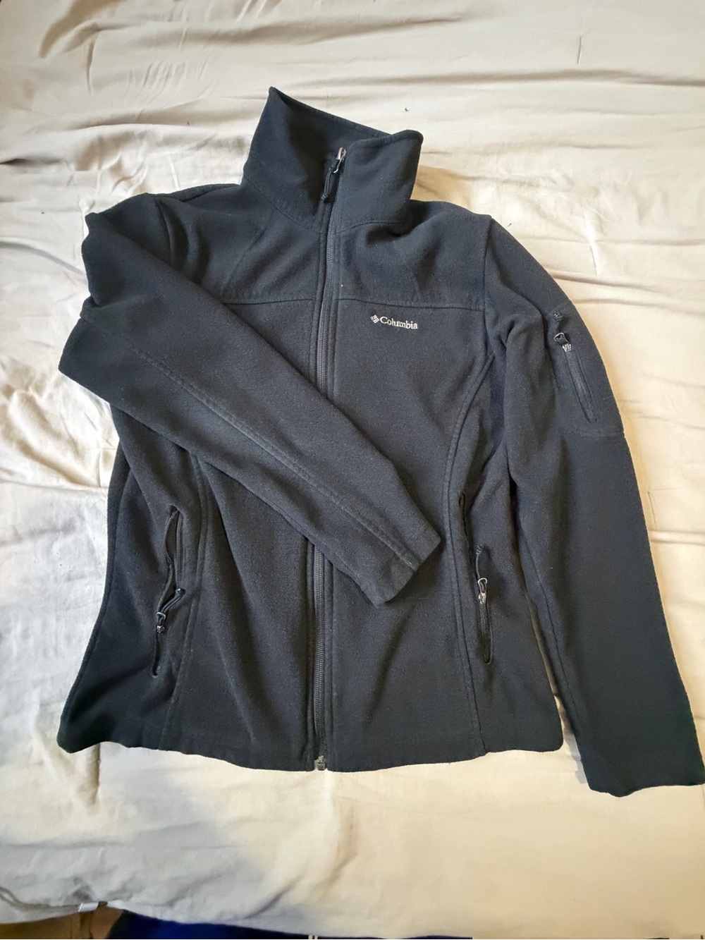 Columbia Black Full-Zip Fleece Jacket